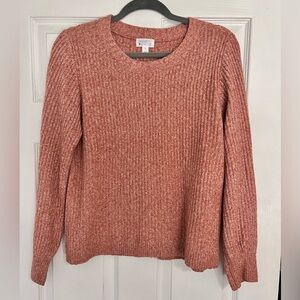 Market & Spruce heathered pink sweater - Medium
